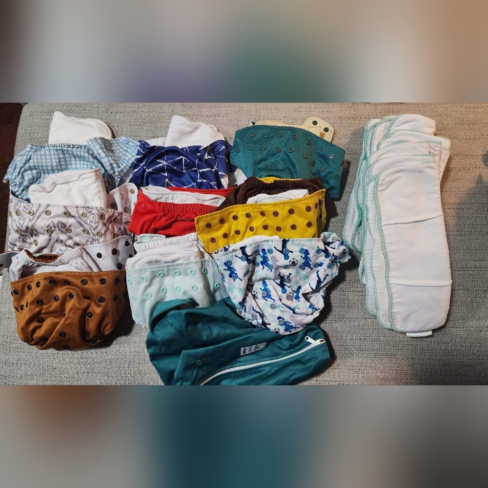 Lighthouse Kids Supreme Cloth Diapers and inserts